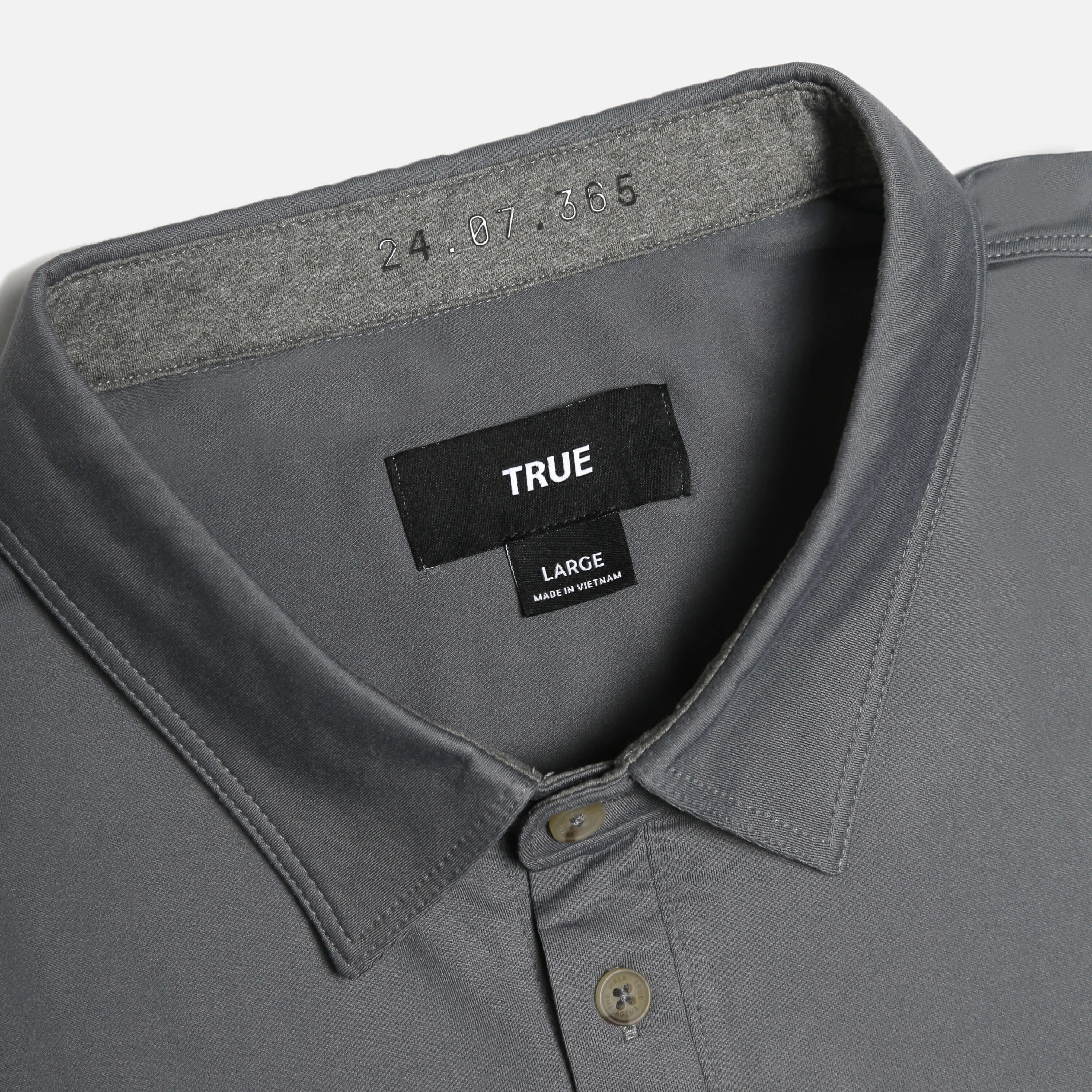 Edel Golf TRUE All Day Polo - Charcoal - Image 3