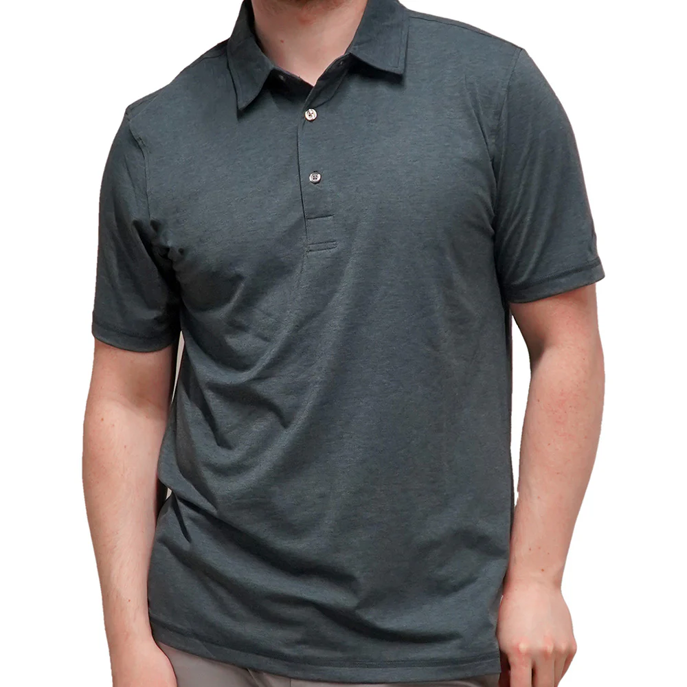 Edel X Linksoul Delray Polo - Navy Heather - Image 3