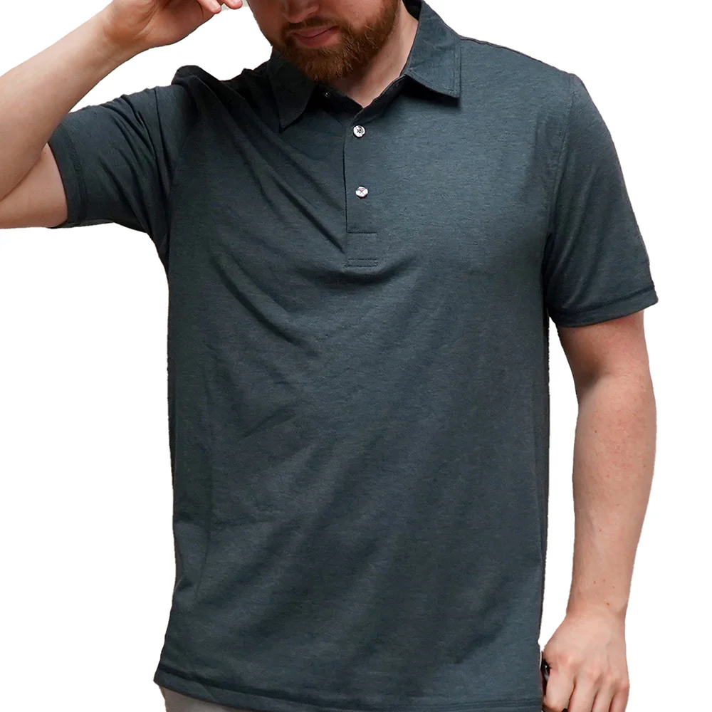 Edel X Linksoul Delray Polo - Navy Heather - Image 4