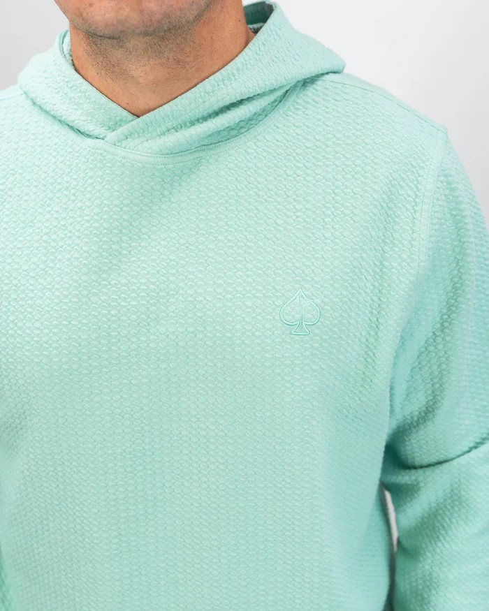 Player Preferred™ Waffle Knit Hoodie - Bright Mint - Image 3