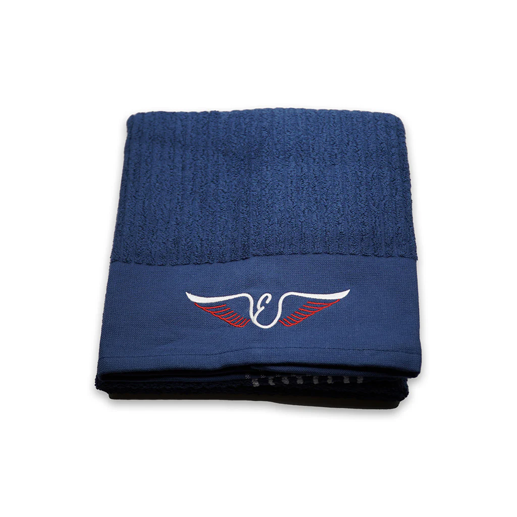 Retro Caddy Towel - Navy