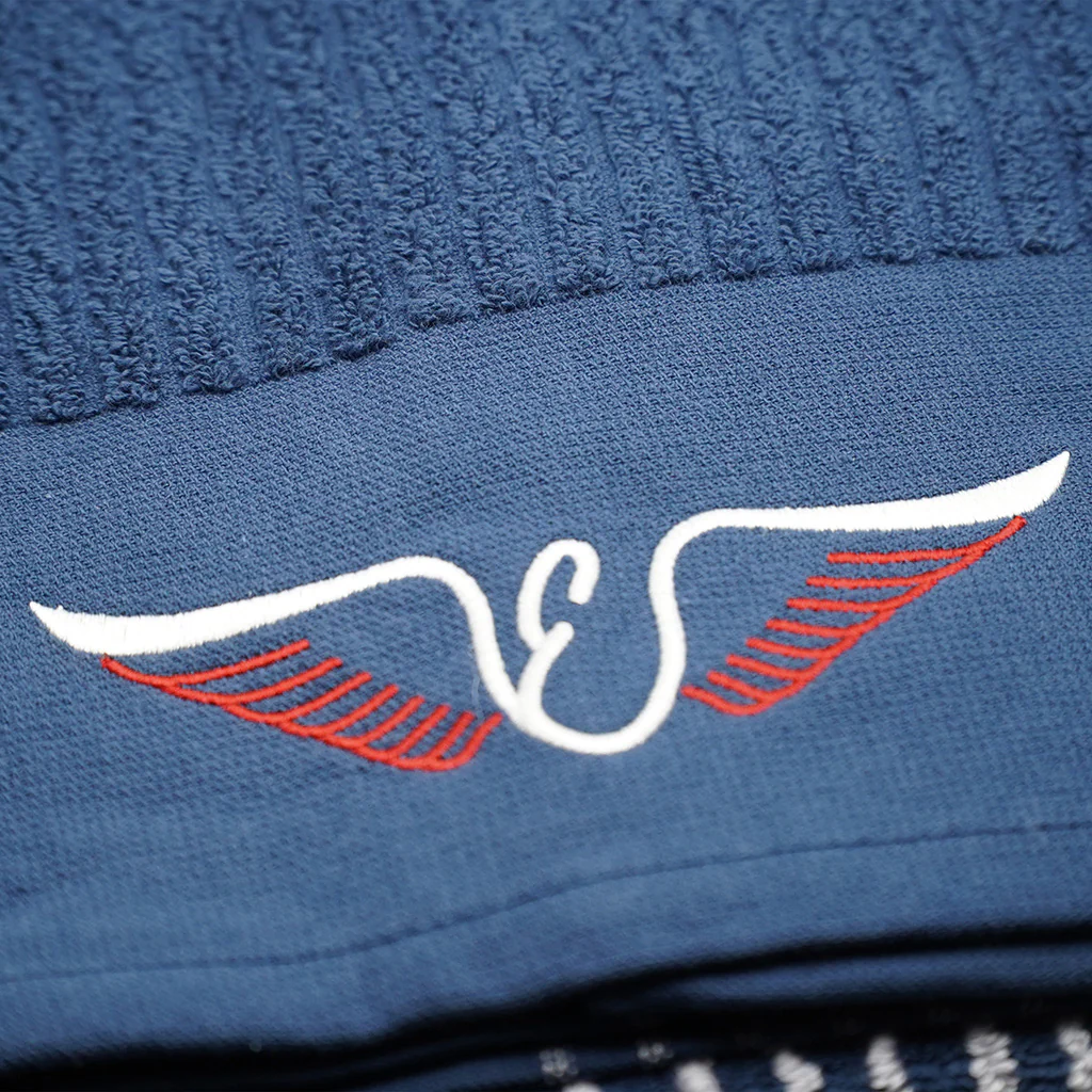 Retro Caddy Towel - Navy - Image 2